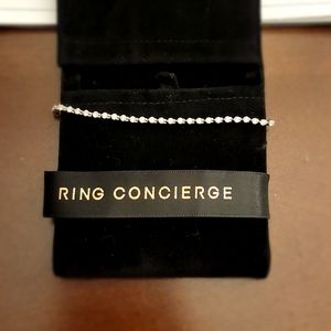 Ring Concierge White Gold Single Prong Bolo Diamond Tennis Bracelet 1.78cttw